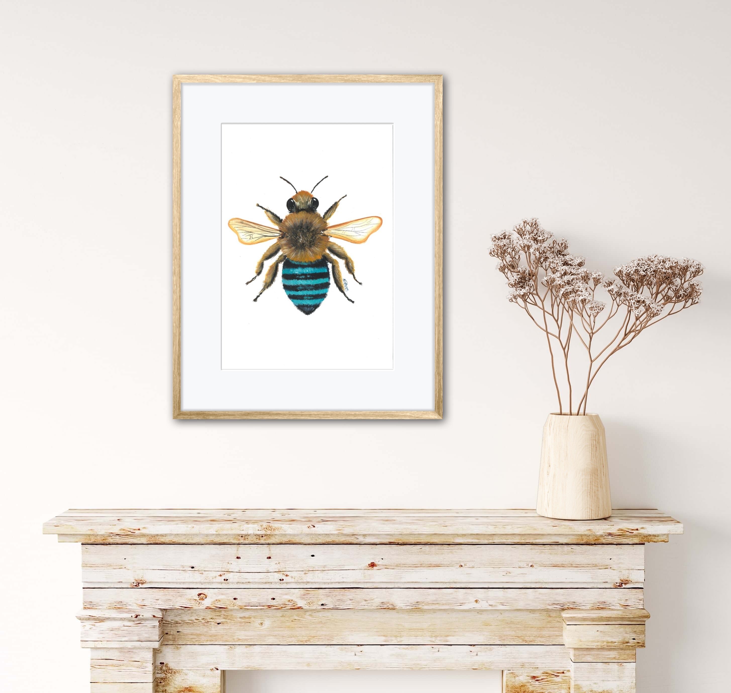 Blue Banded Bee