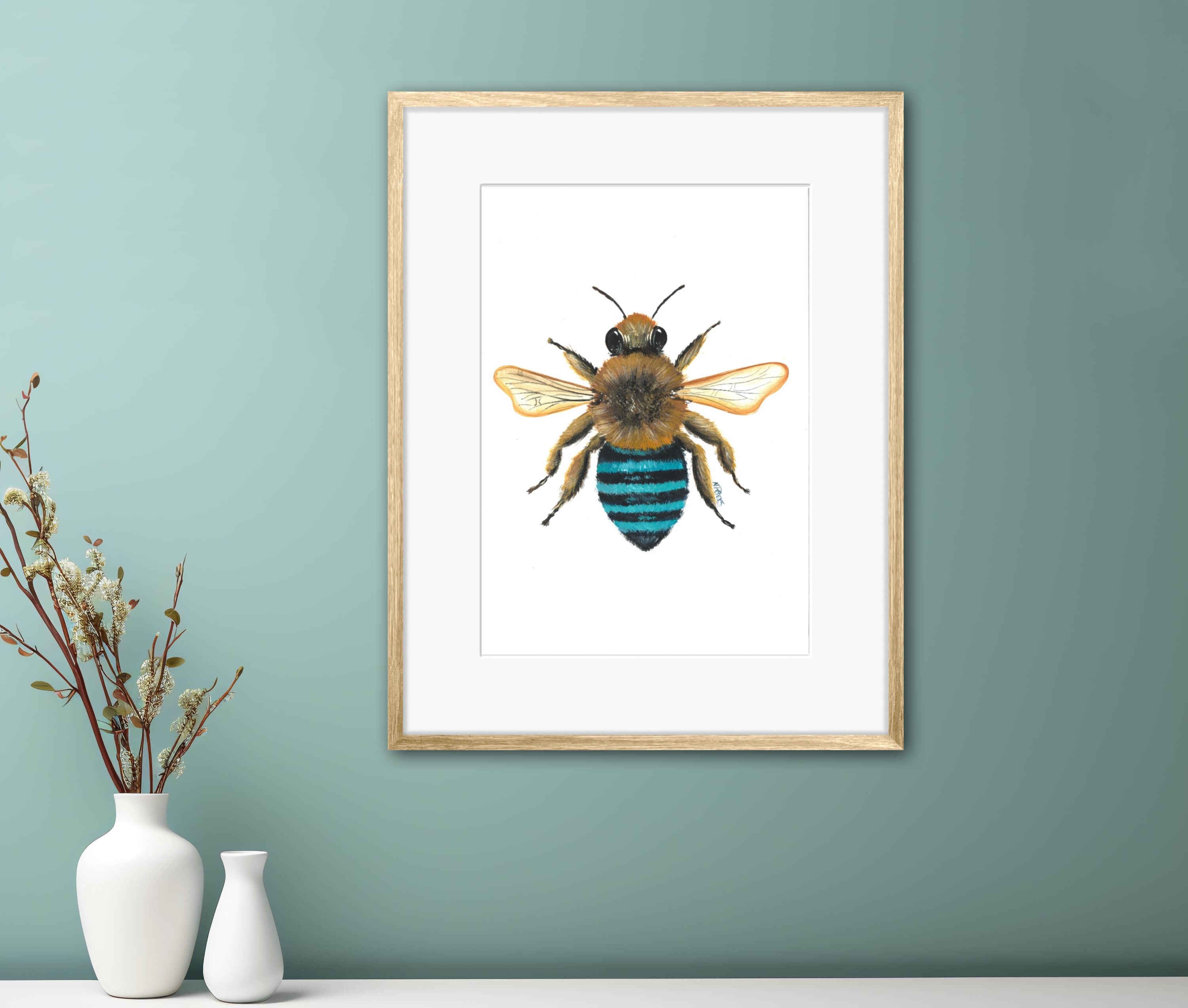 Blue Banded Bee
