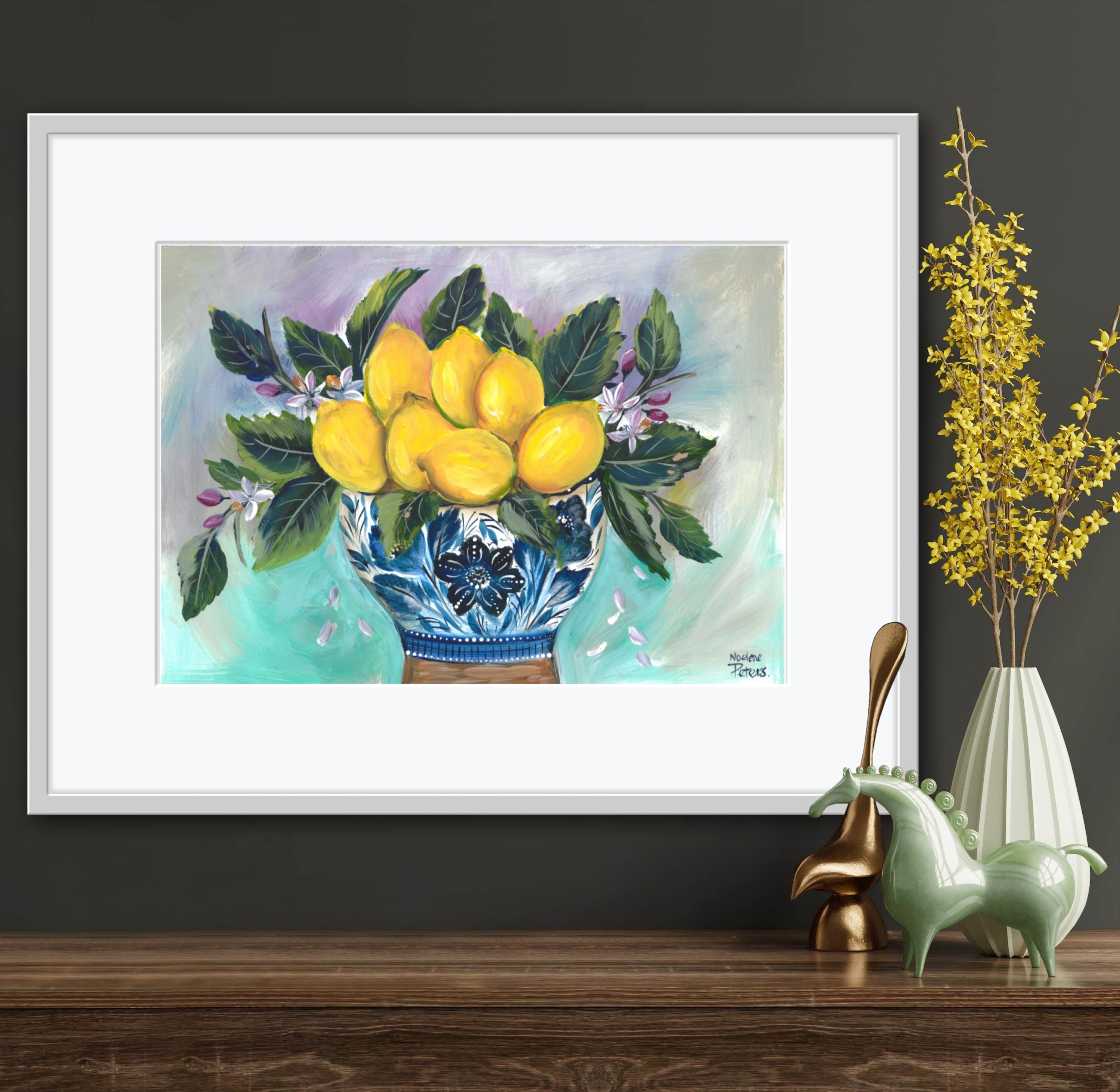 Vase of Lemons