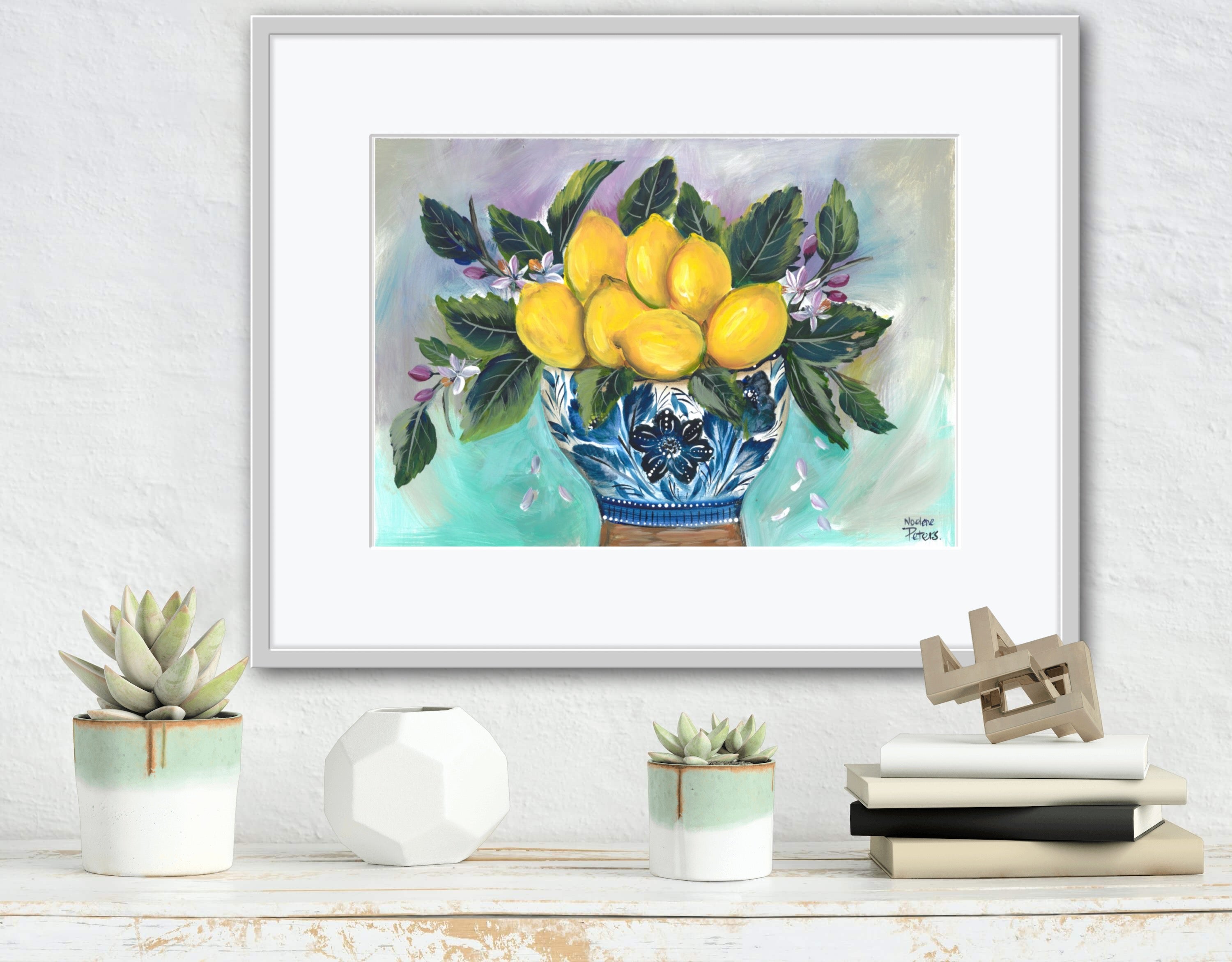 Vase of Lemons