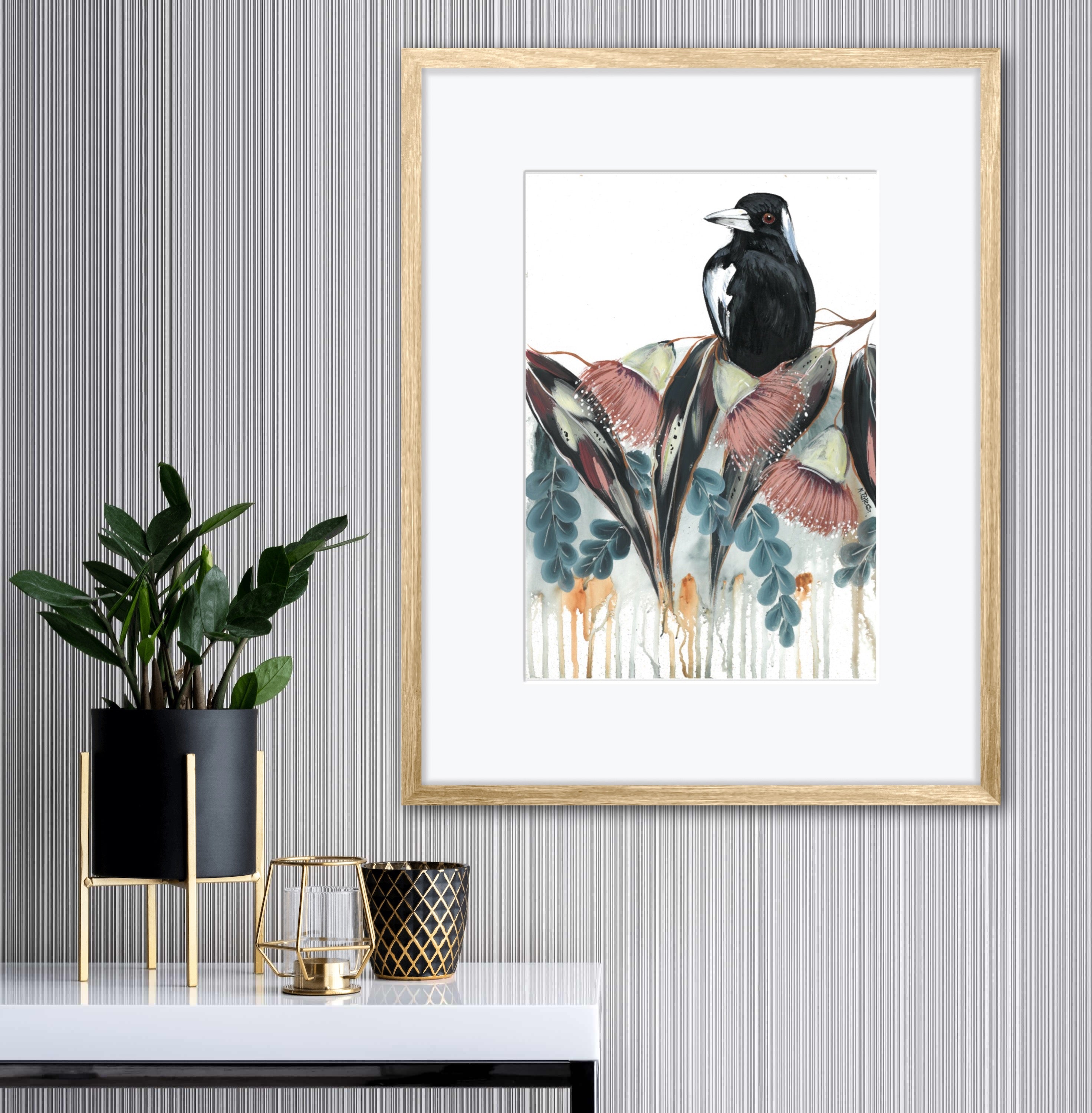 Magpie in the Gums