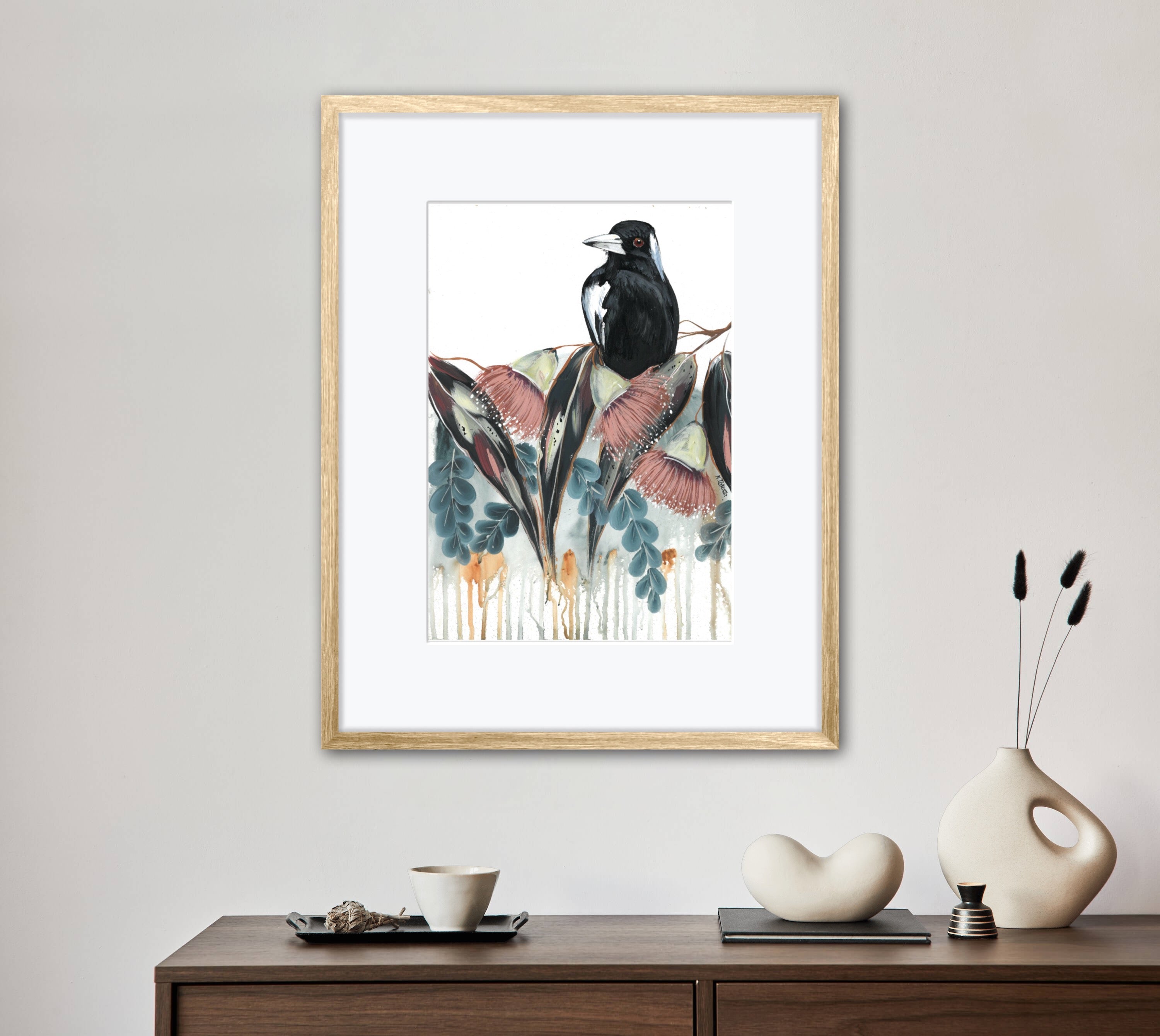 Magpie in the Gums