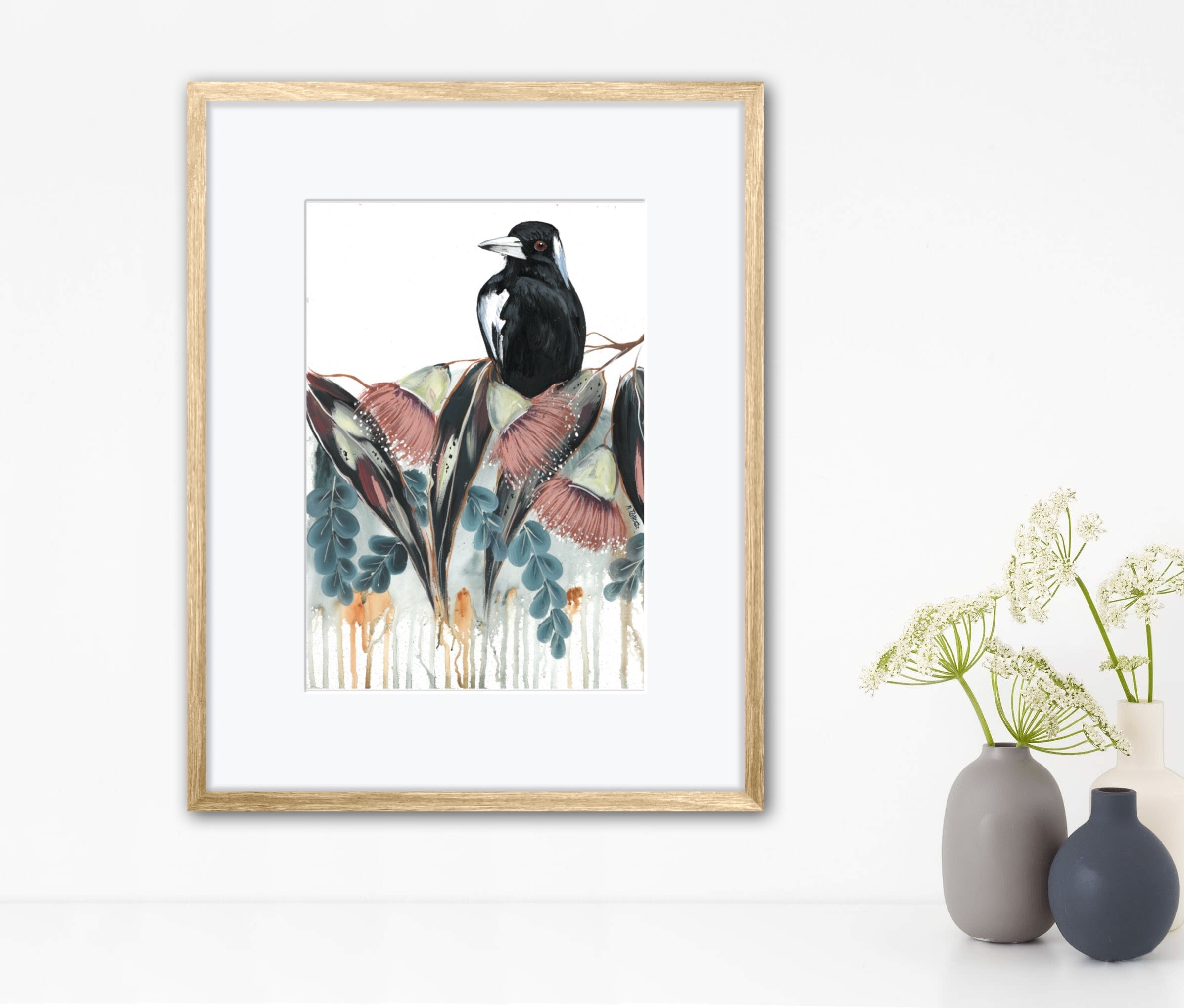 Magpie in the Gums