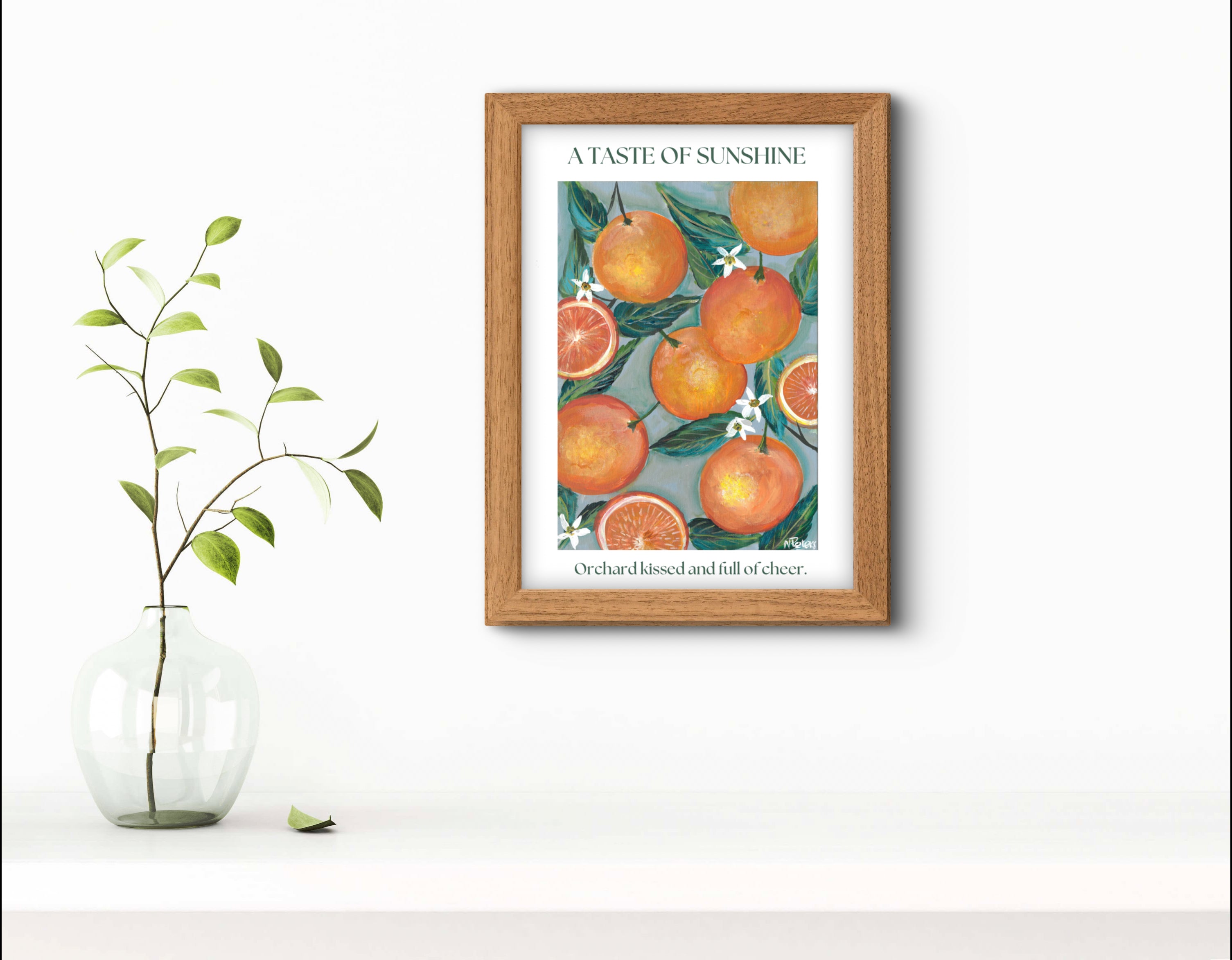 Citrus Serenade ( Set of 2 prints )