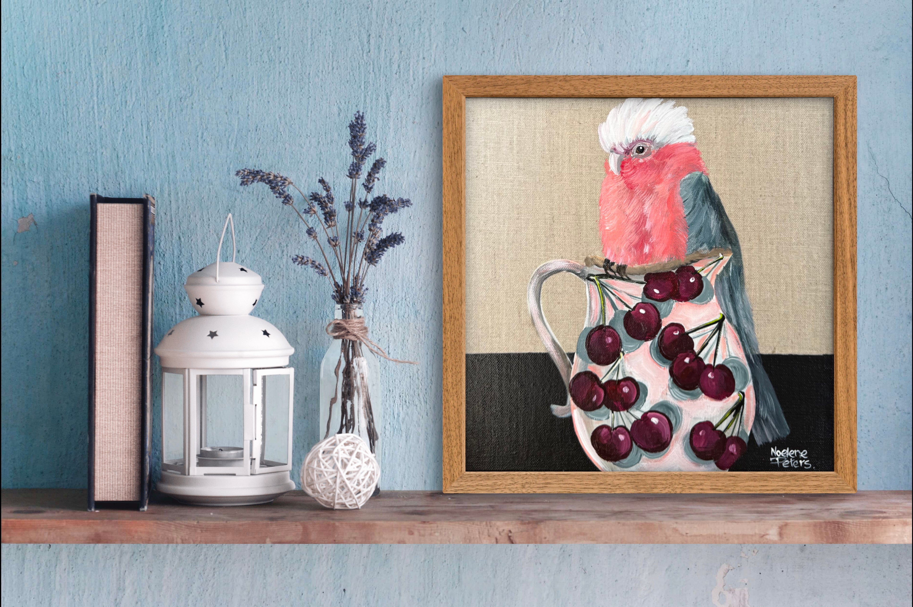 Galah on a Cherry Vase
