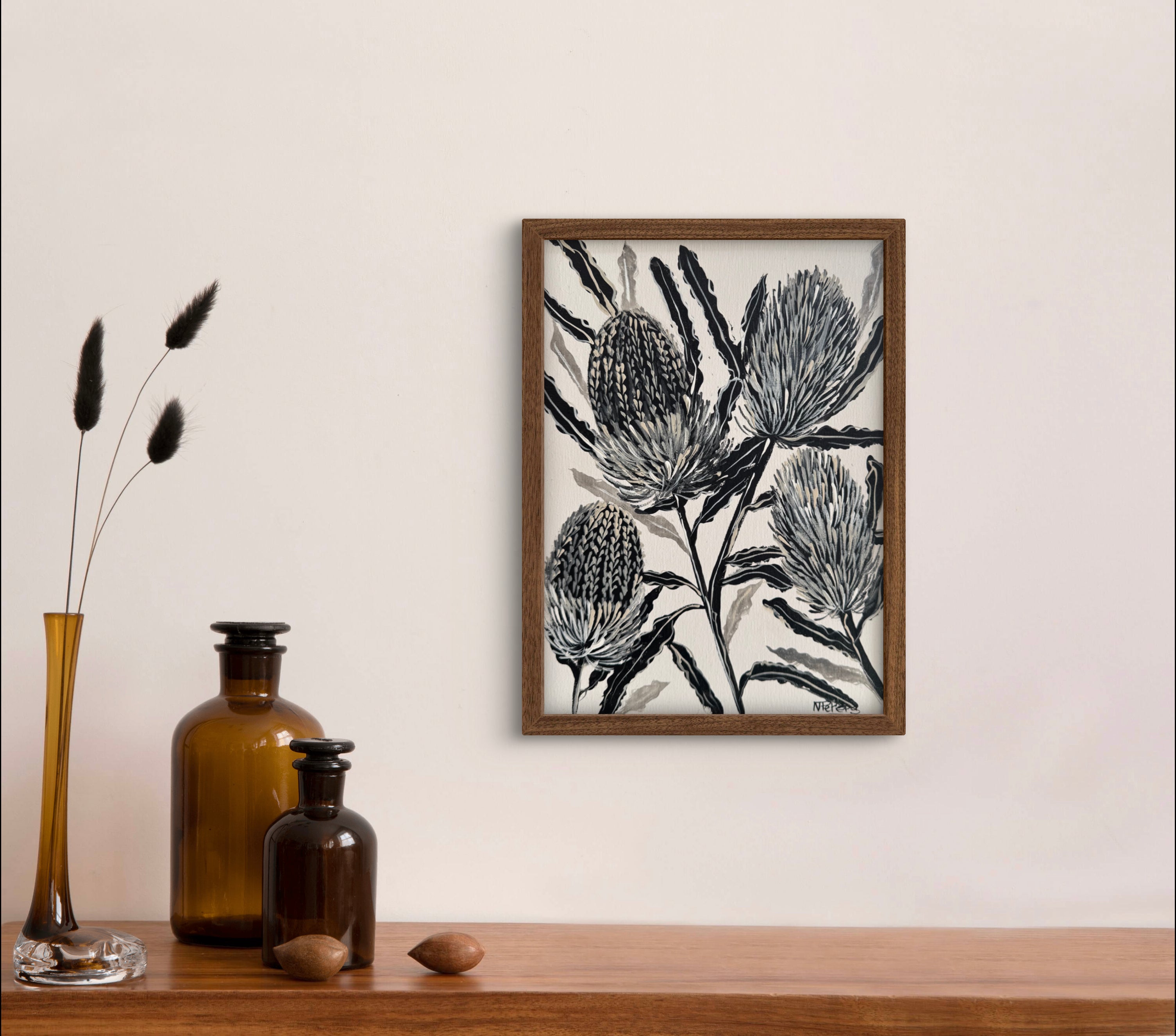Banksias in Black & white