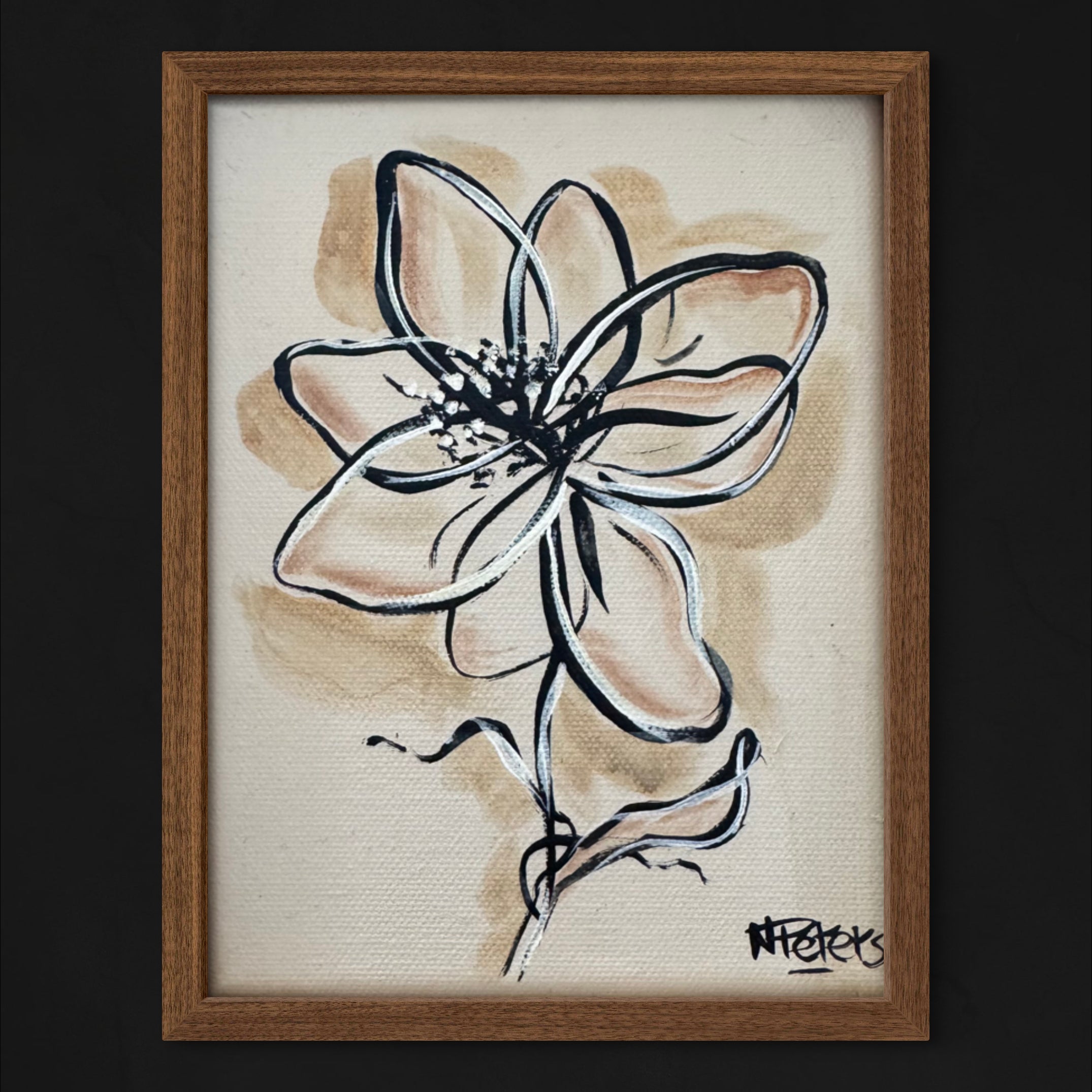 Line floral