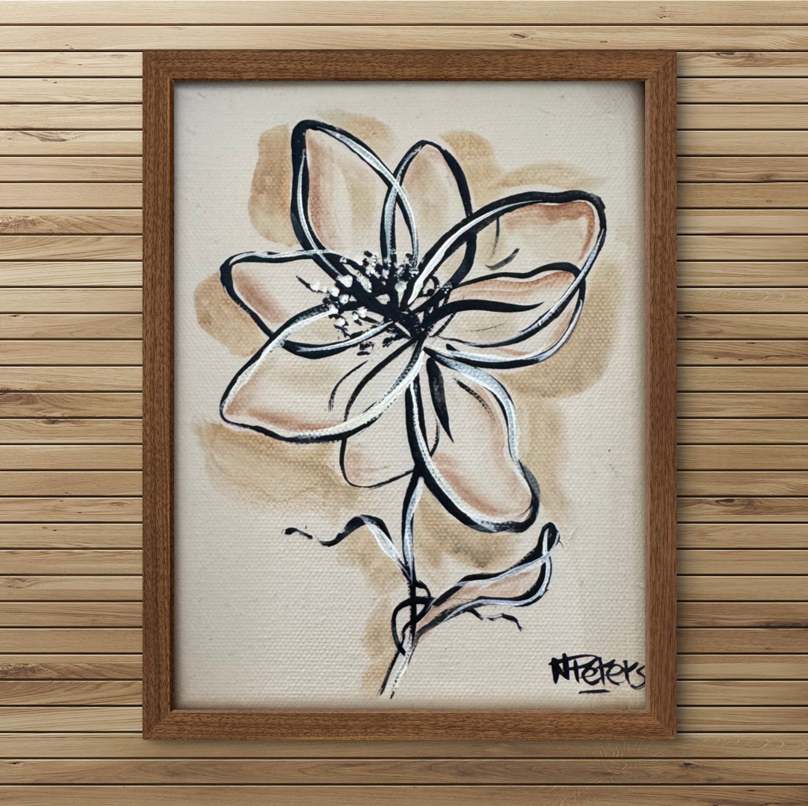 Line floral
