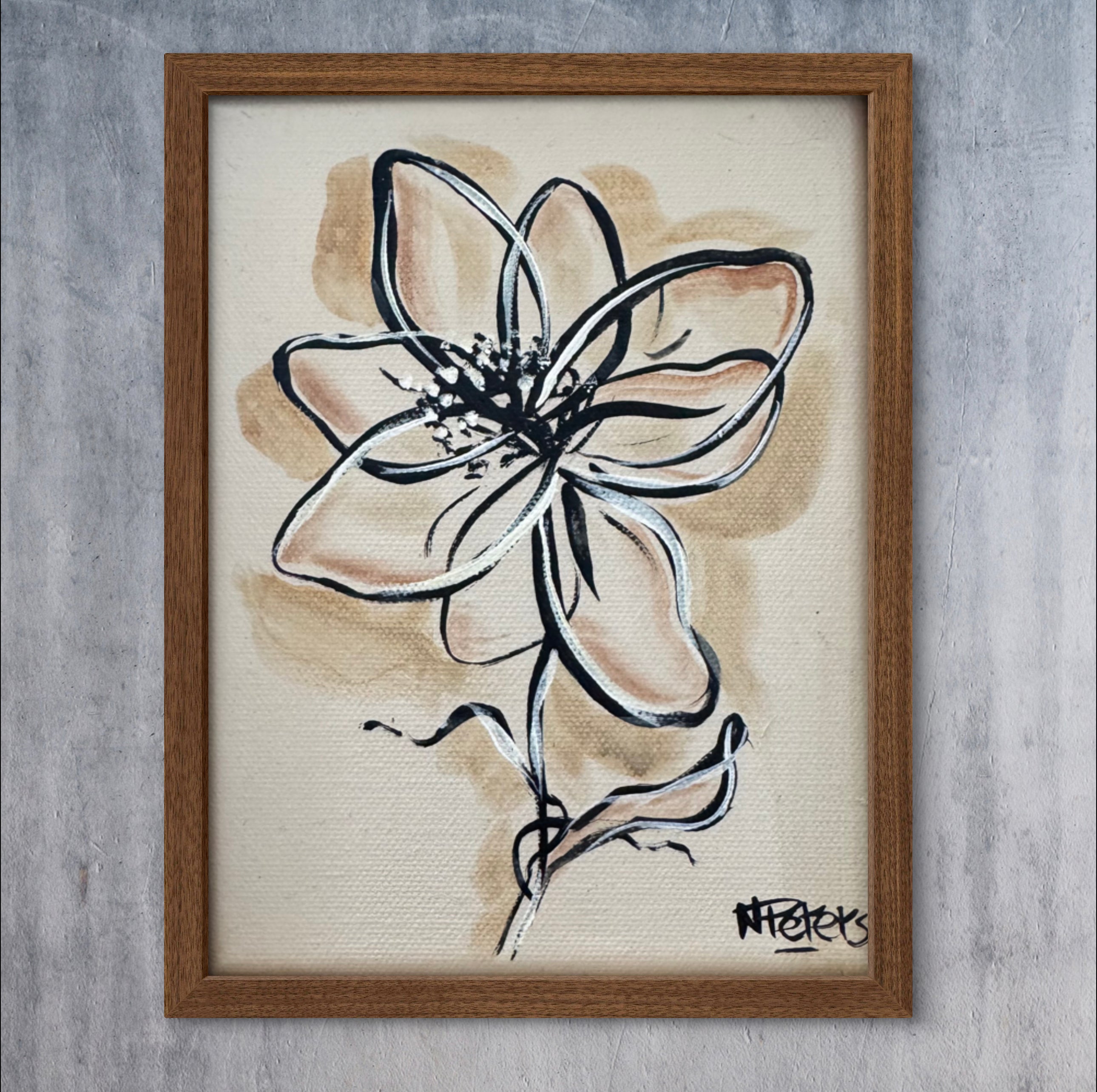 Line floral
