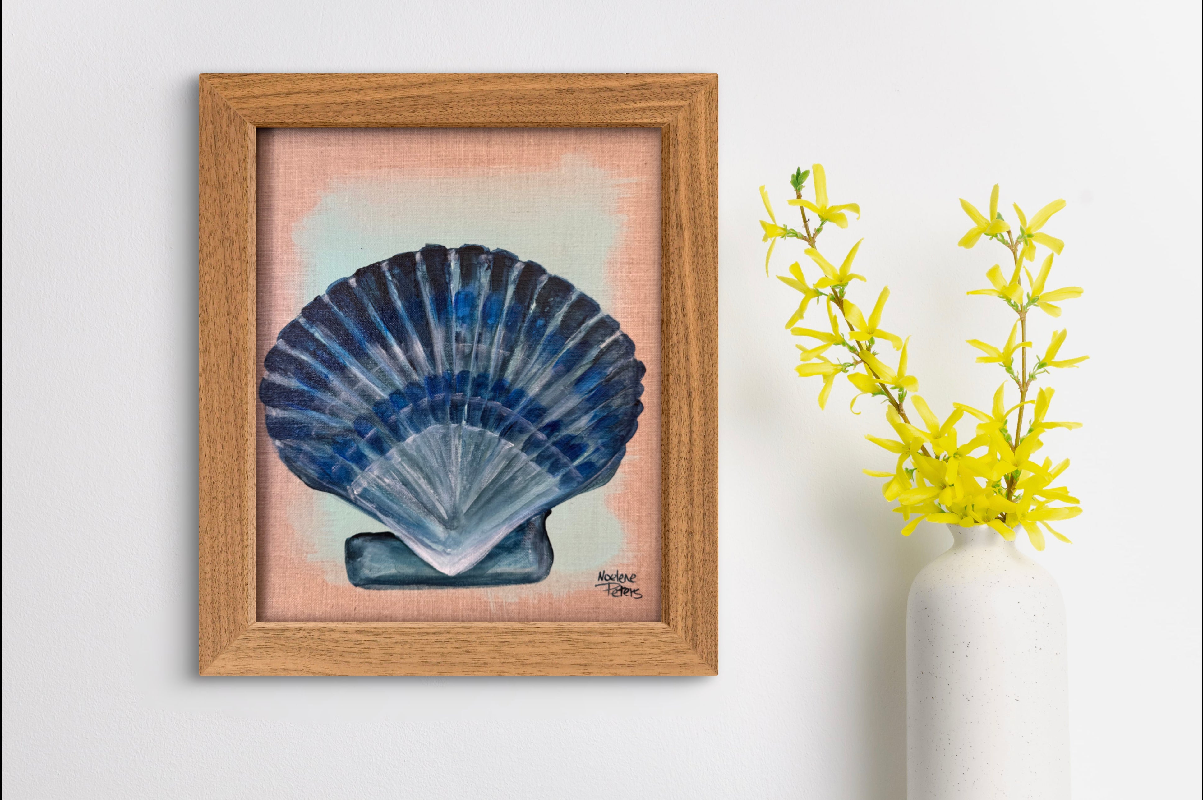 "Beachy" on Linen