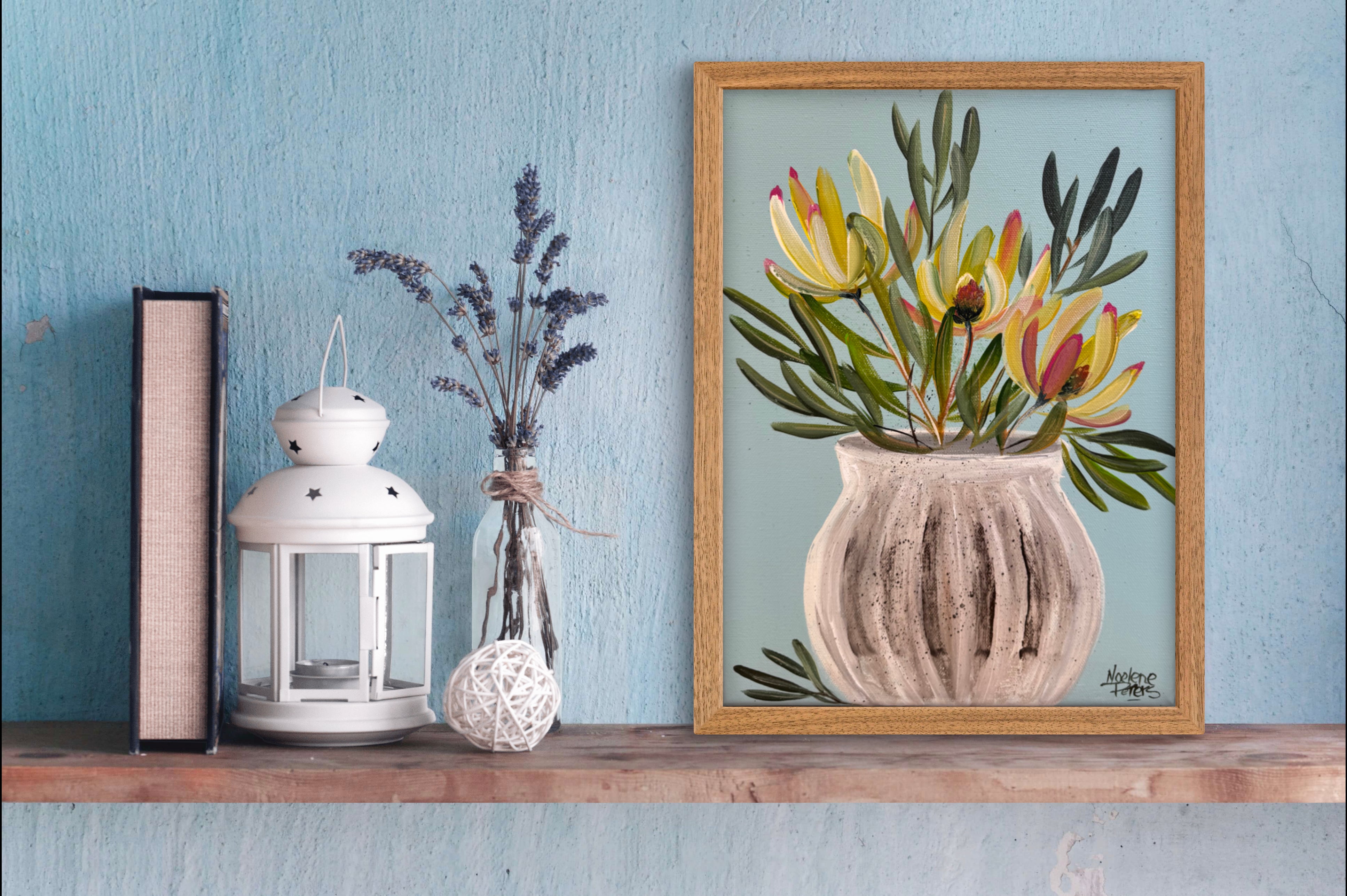 Vase of Leucadendron
