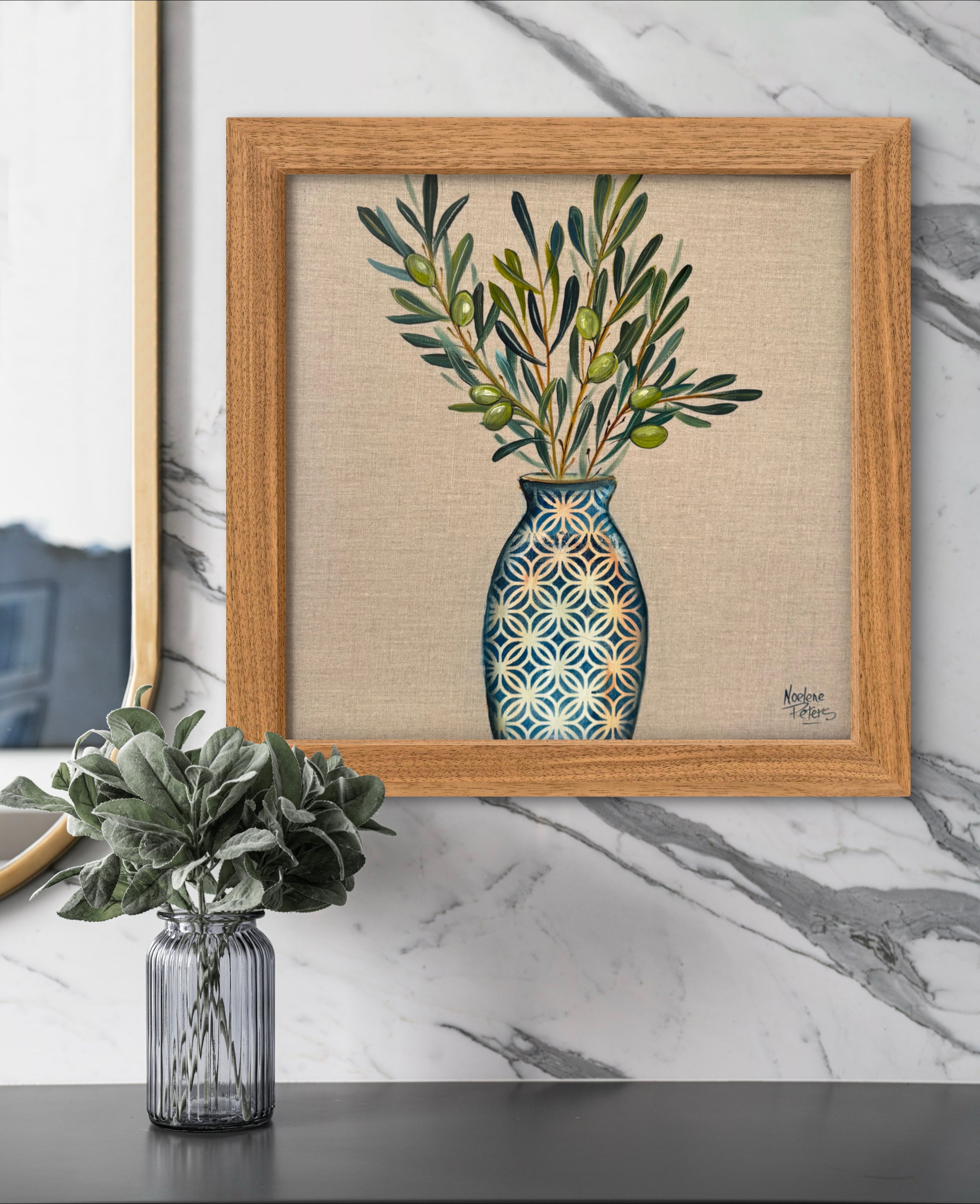 Olives on Linen