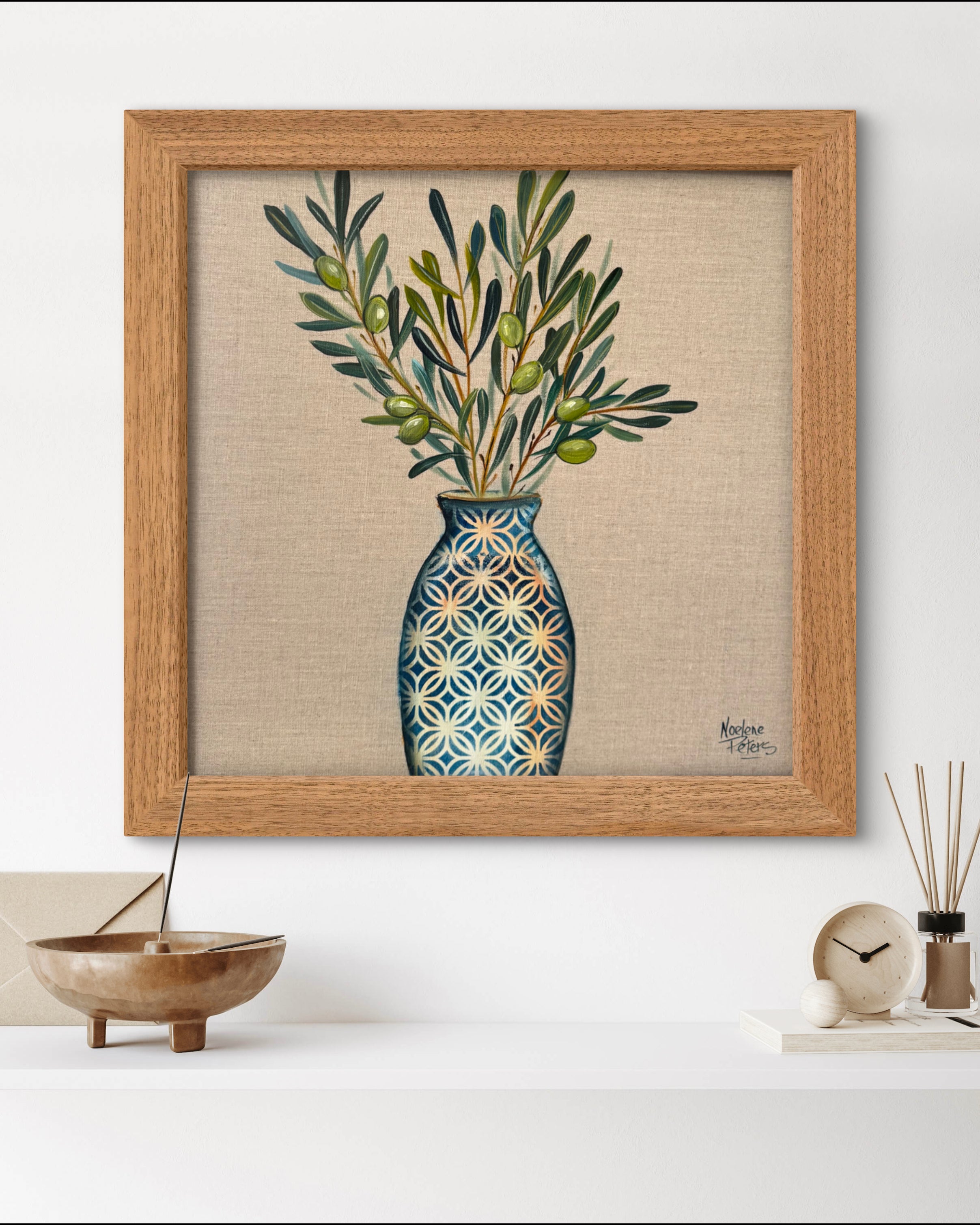Olives on Linen