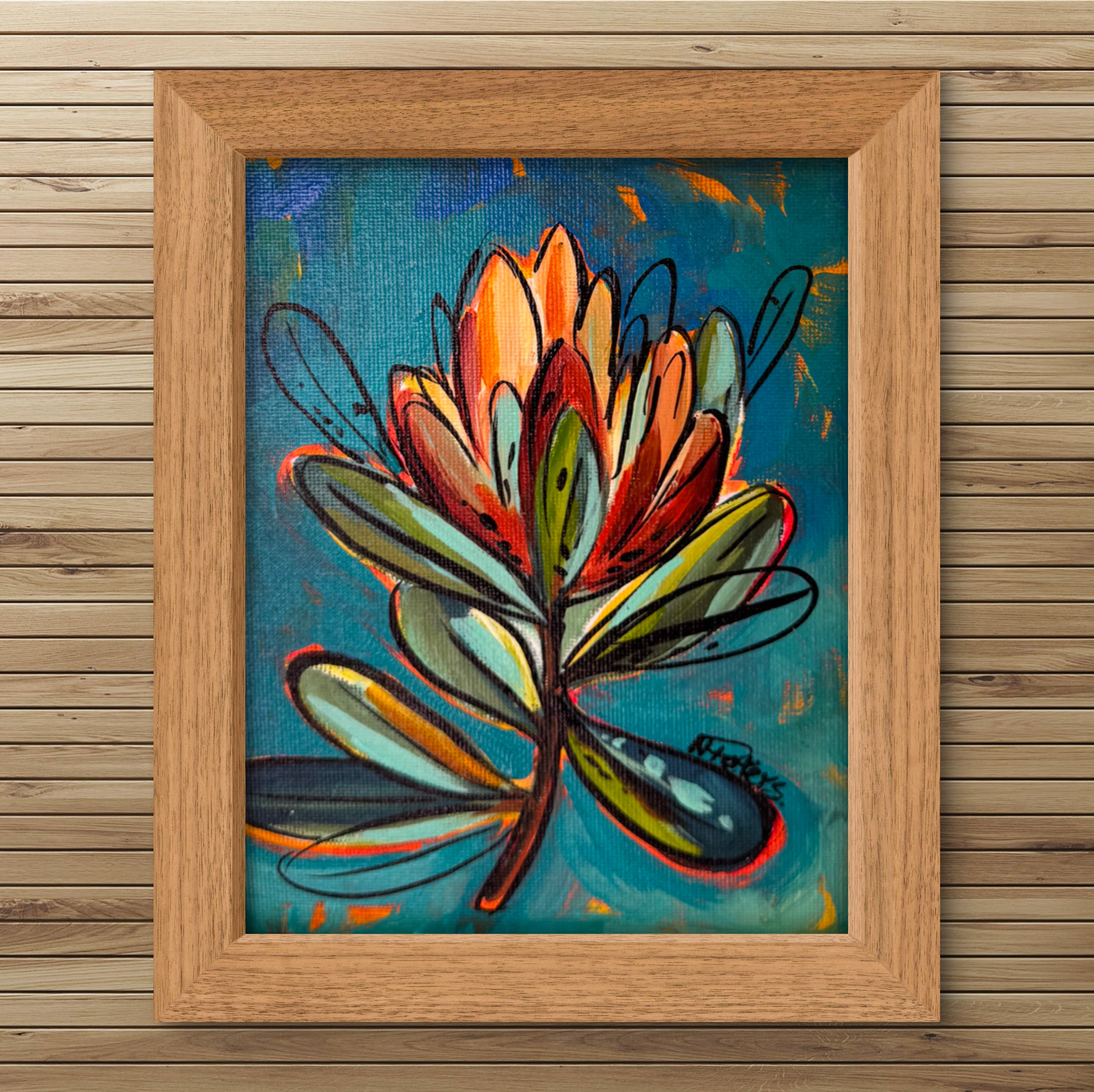 Colourful Protea