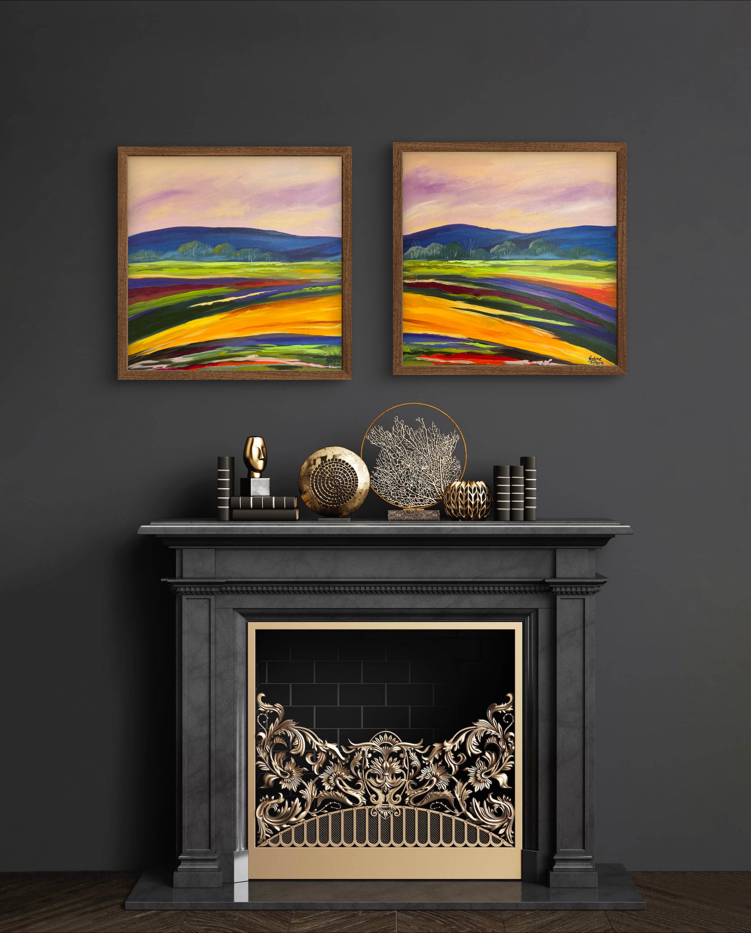 Beyond the Canola Fields ( Set of 2)