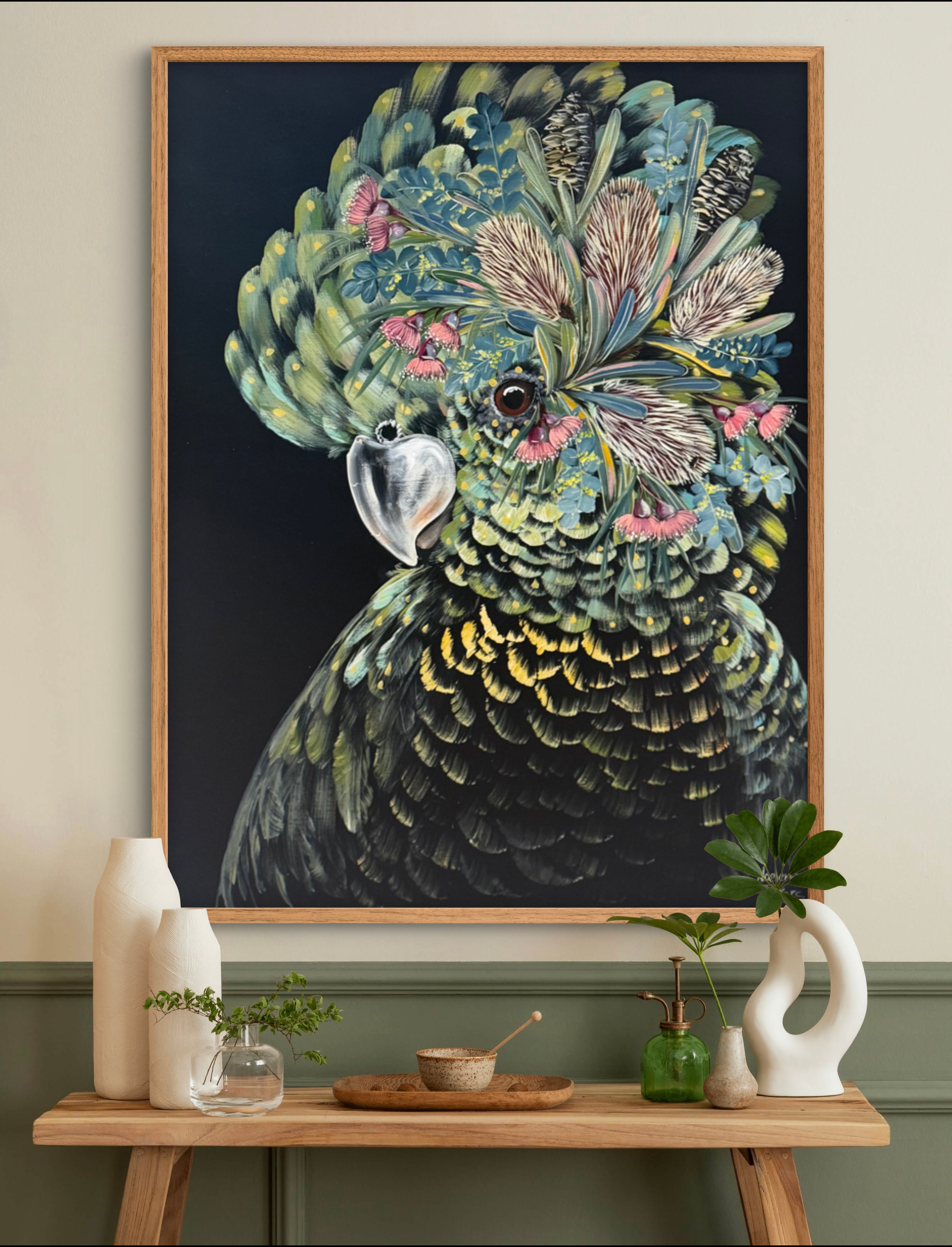 Evelyn the Enchanted Cockatoo